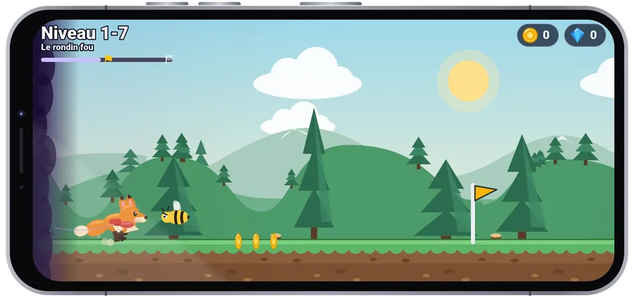 Course classique en Forêt, l'Ombre à gauche