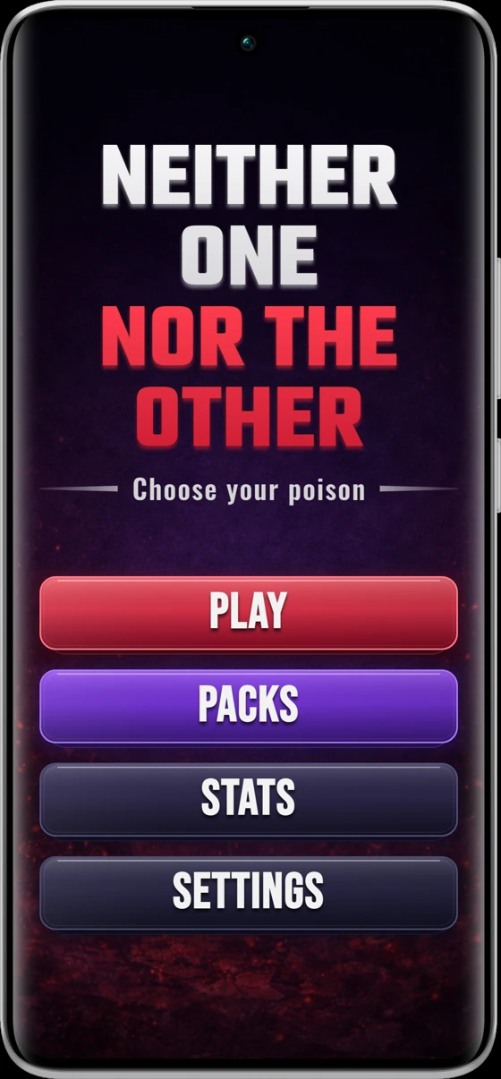 Neither home screen