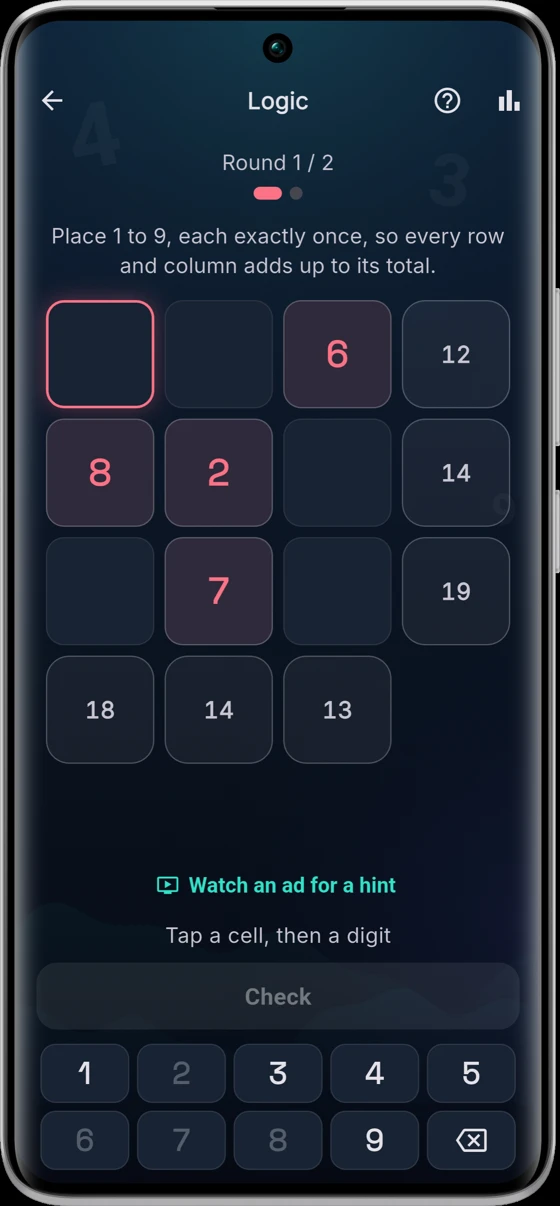 The Logic puzzle grid