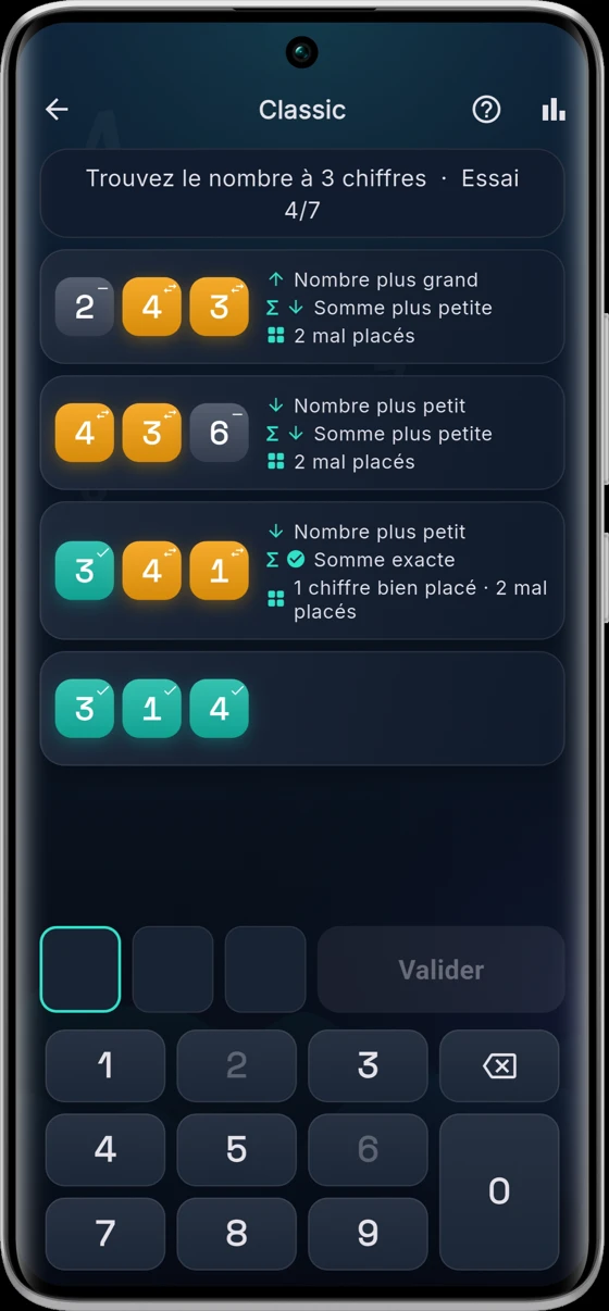 Les indices du puzzle Classic