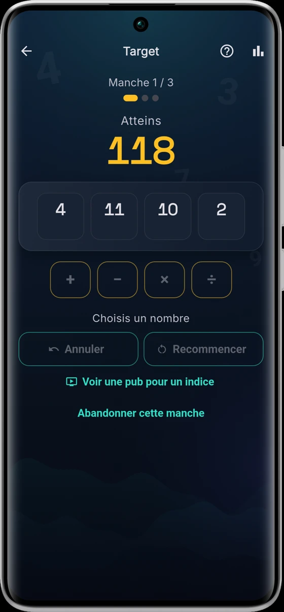 Les nombres et opérations de Target