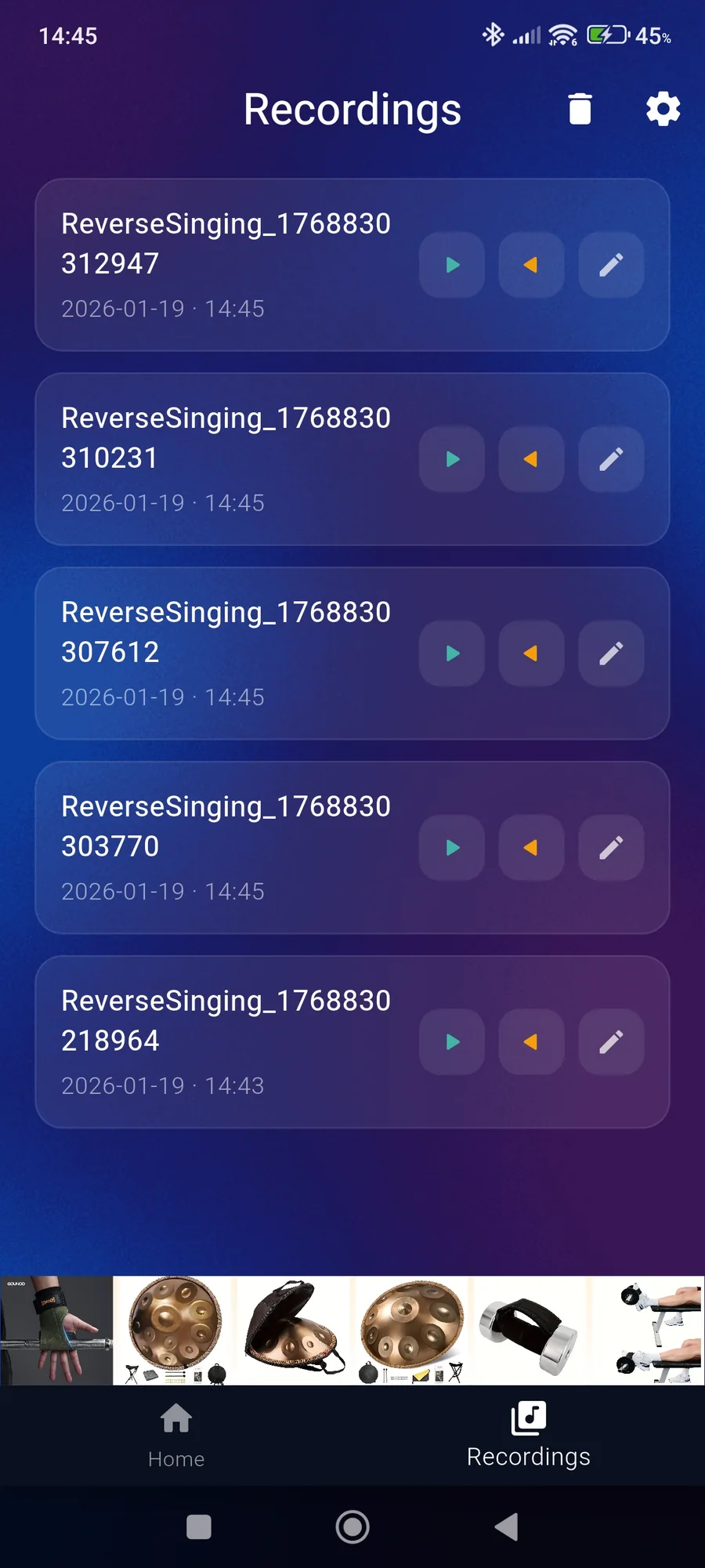 Aperçu de Reverse Singing 3